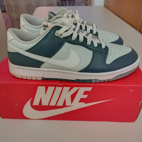 Size 10.5 - Nike Dunk Premium Low Split - Deep Jungle - Picture 7 of 9